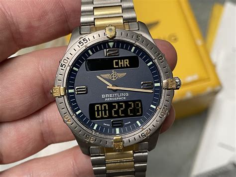 breitling aerospace titanium bracelet